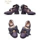 Iris Corolla Tulips Chunky Heel Shoes(Reservation/5 Colours/Full Payment Without Shipping)